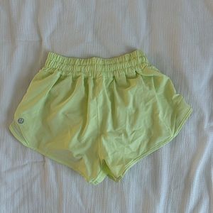Green hotty hot shorts